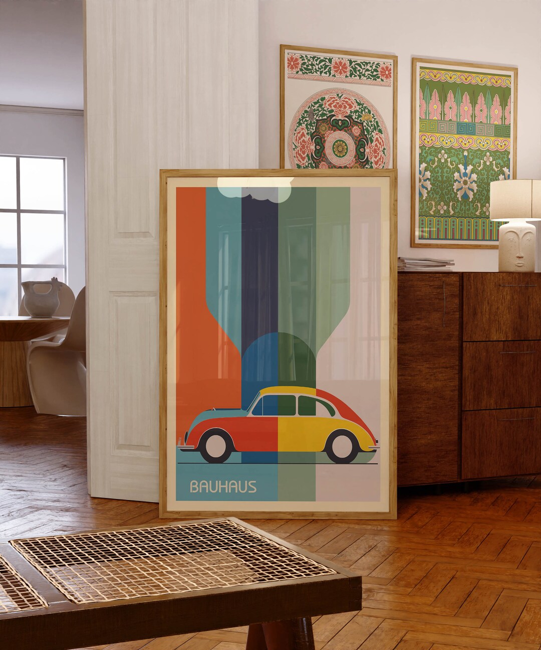 Amazon.com: Bauhaus Canvas Wall Art Mid Century Modern