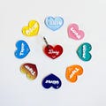 Custom Pet ID Tag Personalized Acrylic Dog ID Tag Cute Cat Tag Heart Dog Tag Rabbit Tag Pet Mom Gift product logo