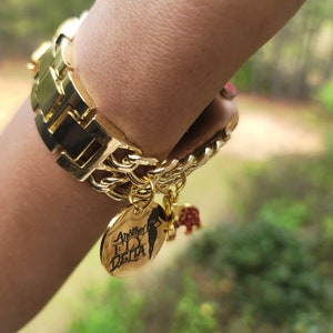 Delta Watch Band - Delta Sigma Theta Watch Band - Sorority Watch Band - DST Watch Band - Delta Apple Watch Band - Sorority Jewelry