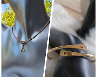 Paquete de collares Delta Sigma Theta - Paquete de collares de la hermandad - Joyería Delta - Regalo Delta Sigma Theta - HBCU - Nueve hermandades divinas