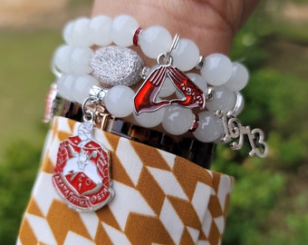 Pulsera Delta - Pulsera Delta Sigma Theta - Pulsera de hermandad - Pulsera DST - Pulsera Delta Girl - Joyería de hermandad - Joyería