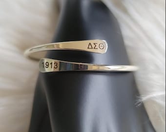 Delta Adjustable Cuff Bracelet - Delta Sigma Theta SPR 2025 - Delta Legacy Bracelet - Sorority Bracelet - Sorority Jewelry