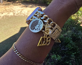 Delta Watch Band - Delta Sigma Theta Watch Band - Sorority Watch Band - DST Watch Band - Delta Apple Watch Band - Sorority Jewelry