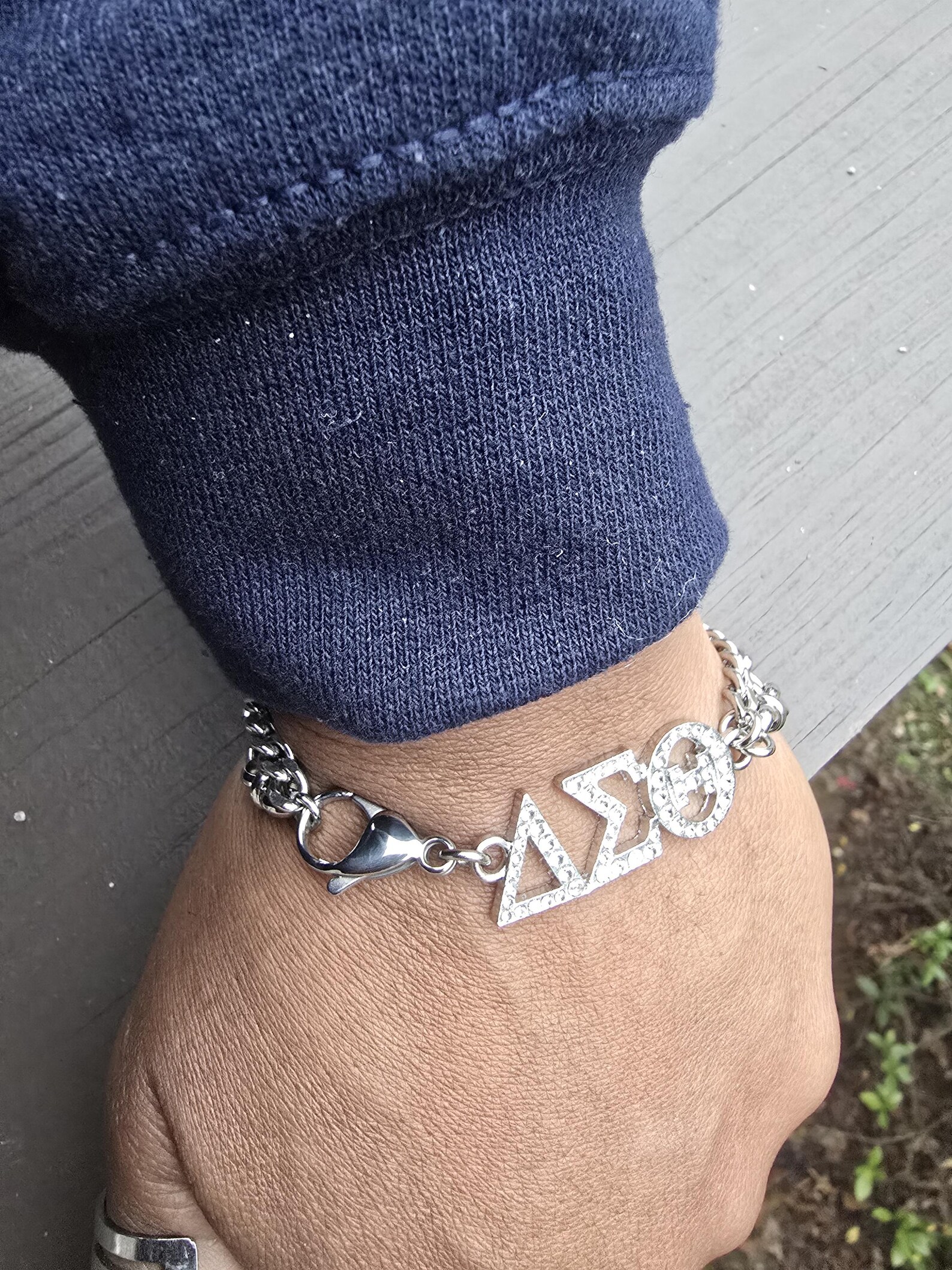 Delta Sigma Theta Chunky Link Sorority Necklace - Etsy