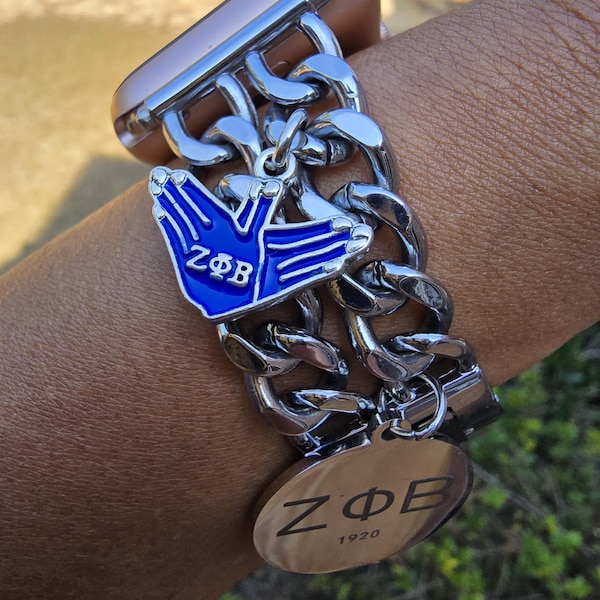 Zeta Phi Beta Apple watch band - Sorority Watch band - Z Phi watch band - Sorority Jewelry - Z Phi B warch - 1920 watch band