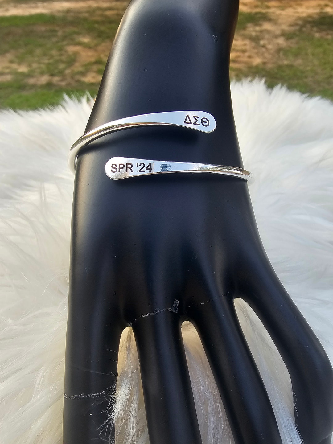 Delta Spring 2024 Adjustable Cuff Bracelet - HBCU Bracelet Delta Sigma ...