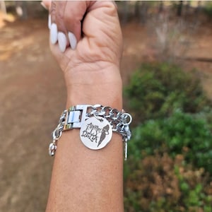 Delta Watch Band - Delta Sigma Theta Watch Band - Sorority Watch Band - DST Watch Band - Delta Apple Watch Band - Sorority Jewelry