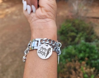 Delta Watch Band - Delta Sigma Theta Watch Band - Sorority Watch Band - DST Watch Band - Delta Apple Watch Band - Sorority Jewelry