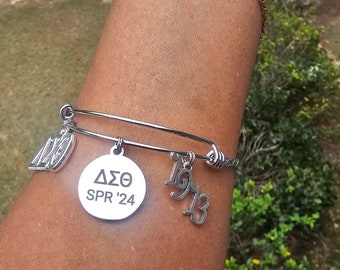 Delta Spring 2024 Bracelet - HBCU - Delta Sigma Theta Bracelet - Sorority Bracelet - DST - Spring 2024 - Sorority Jewelry