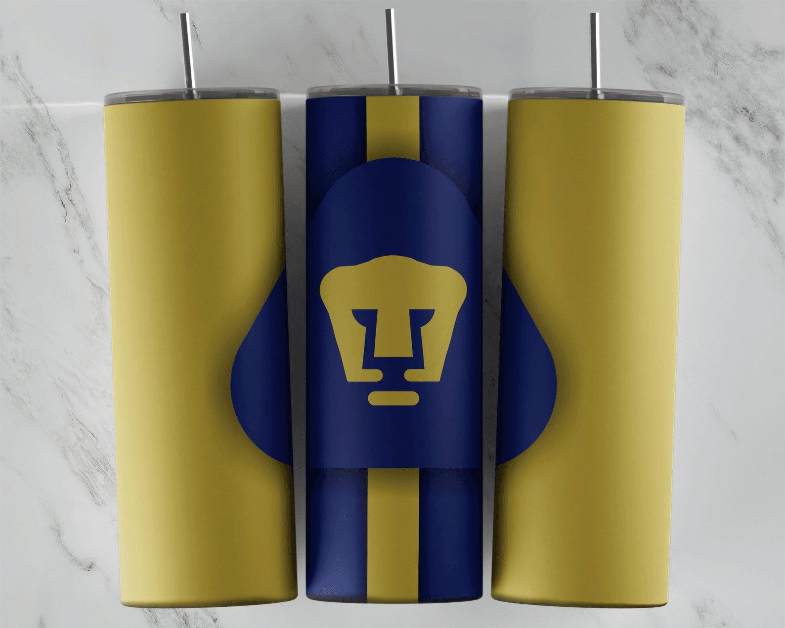 Pumas Sublimation Design, Great for 20oz Skinny Tumblers Can Be Used ...