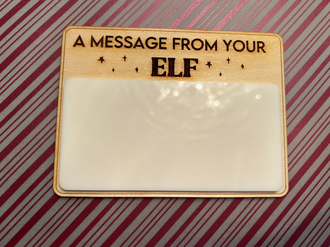 Elf Tech Support Sign Elf Sign - Etsy