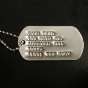 Custom Dog Tag Single - The National WWII Museum
