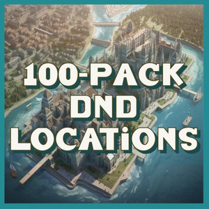 Extensa coleção de mais de 100 mapas de cidades de Dungeons and Dragons