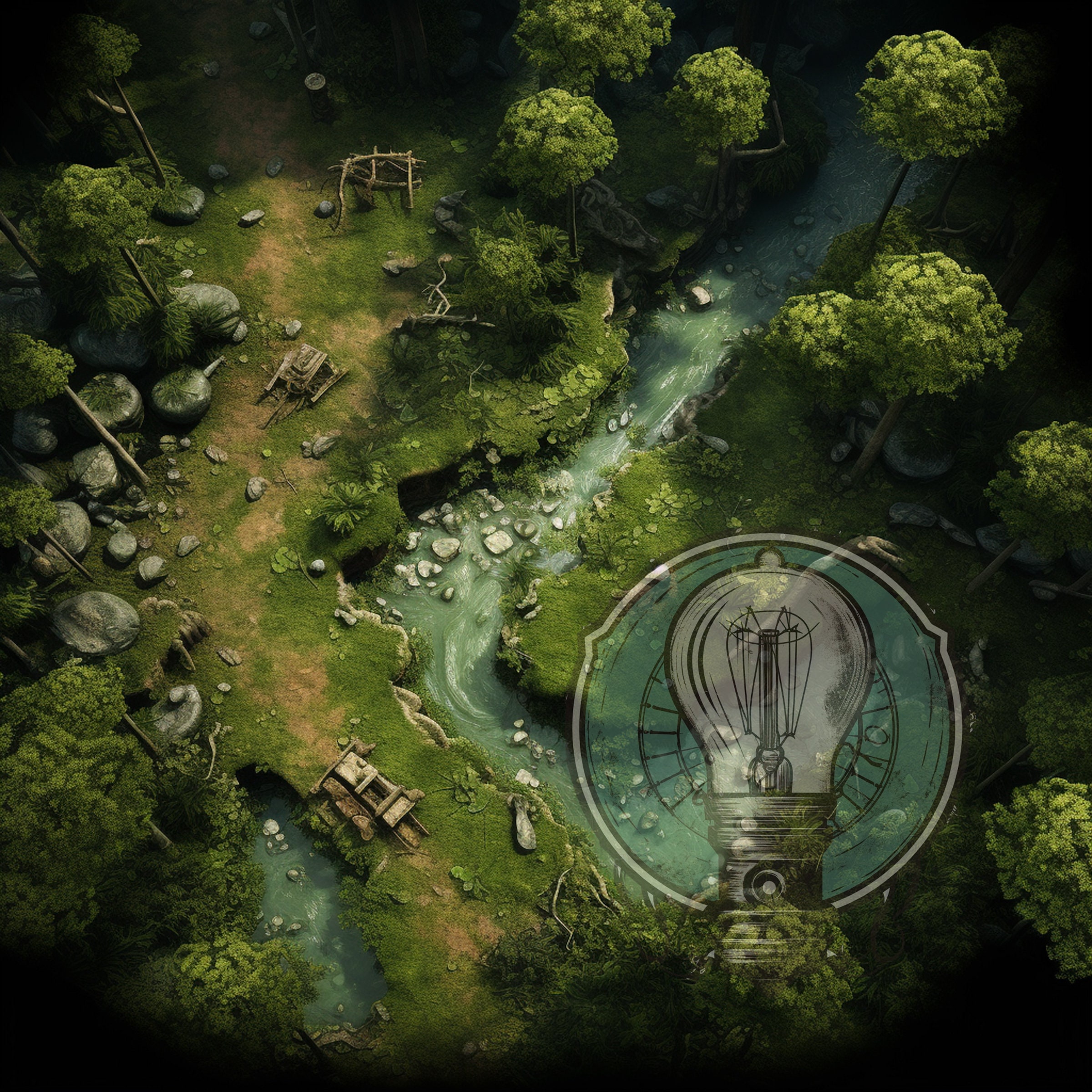 50+ D&D Forest Battle Maps Pack - Dive into Adventure! | Dungeons and ...