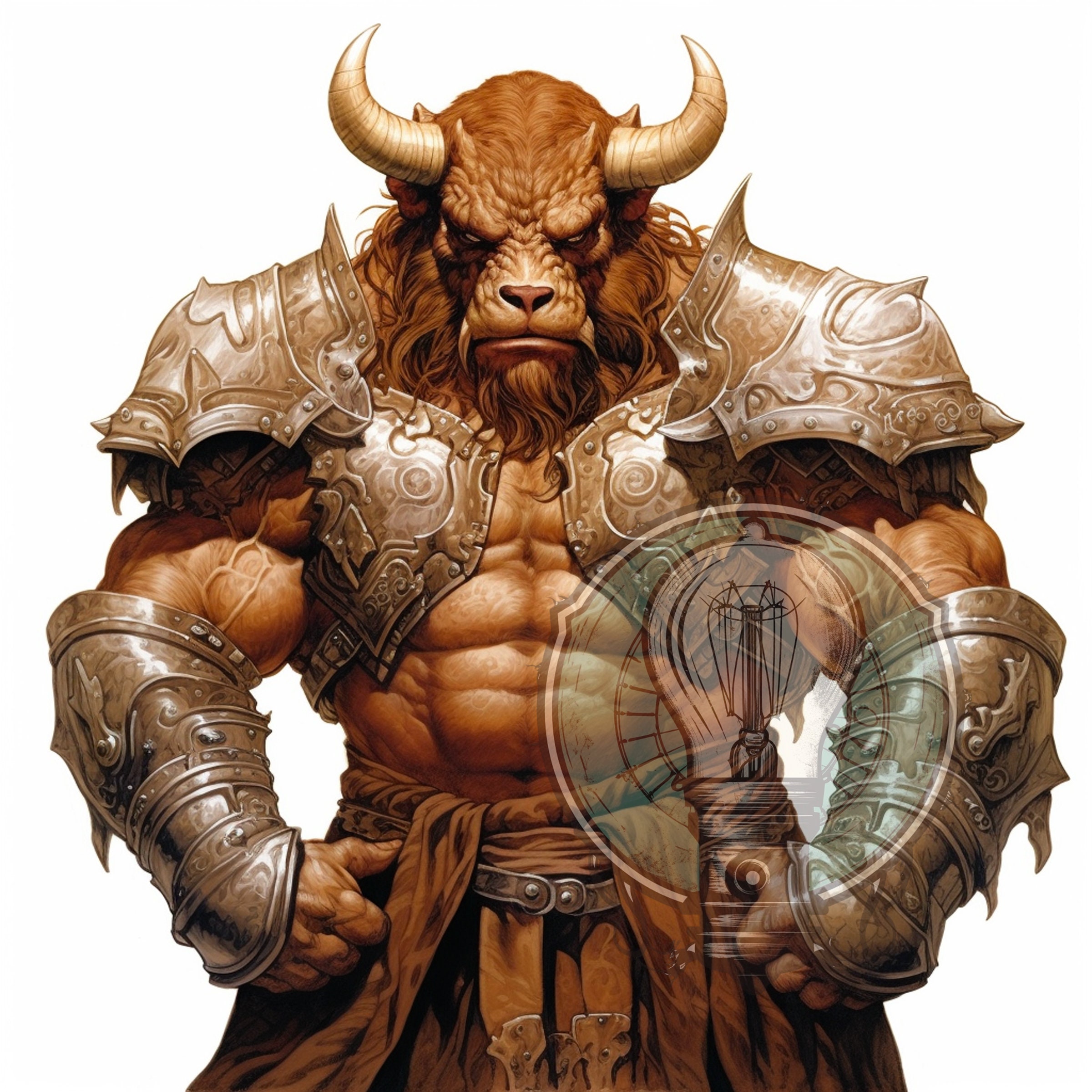 50 D&D Character Portraits Minotaurs Larry Elmore Style Dnd Dungeons ...