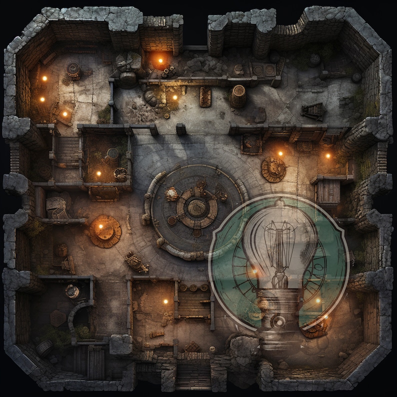 50+ D&D Underdark Battle Maps Pack - Delve Into the Depths of Faerûn ...
