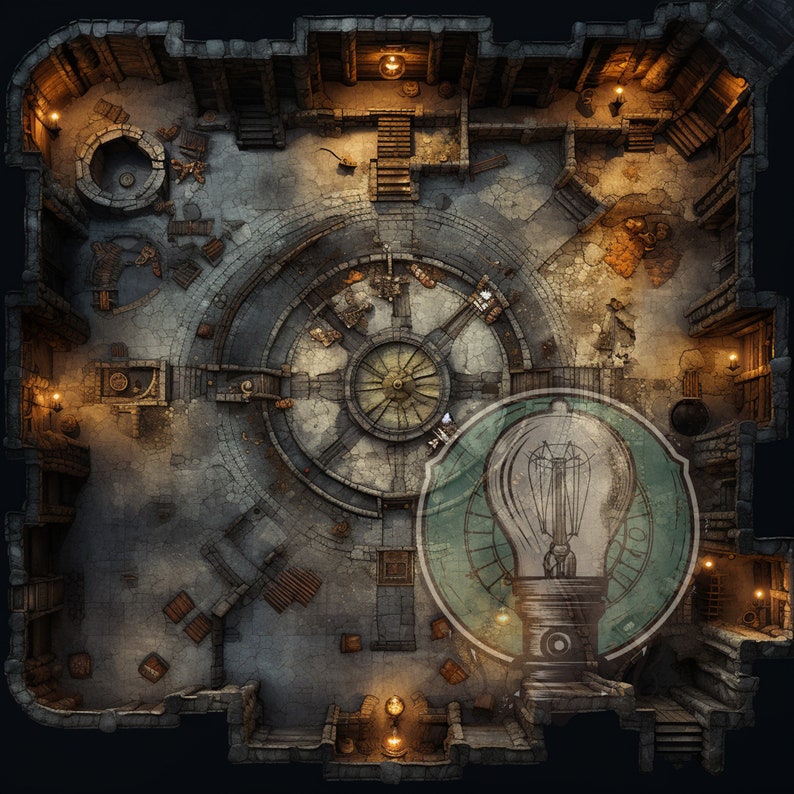 50 D&D Underdark Battle Maps Pack Delve Into the Depths of Faerûn 