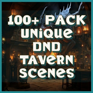 Pacote de mais de 100 cenas de taverna de D&D – sua coleção definitiva para encontros memoráveis! | DnD | Masmorras e Dragões | Tampo de mesa virtual | Digital