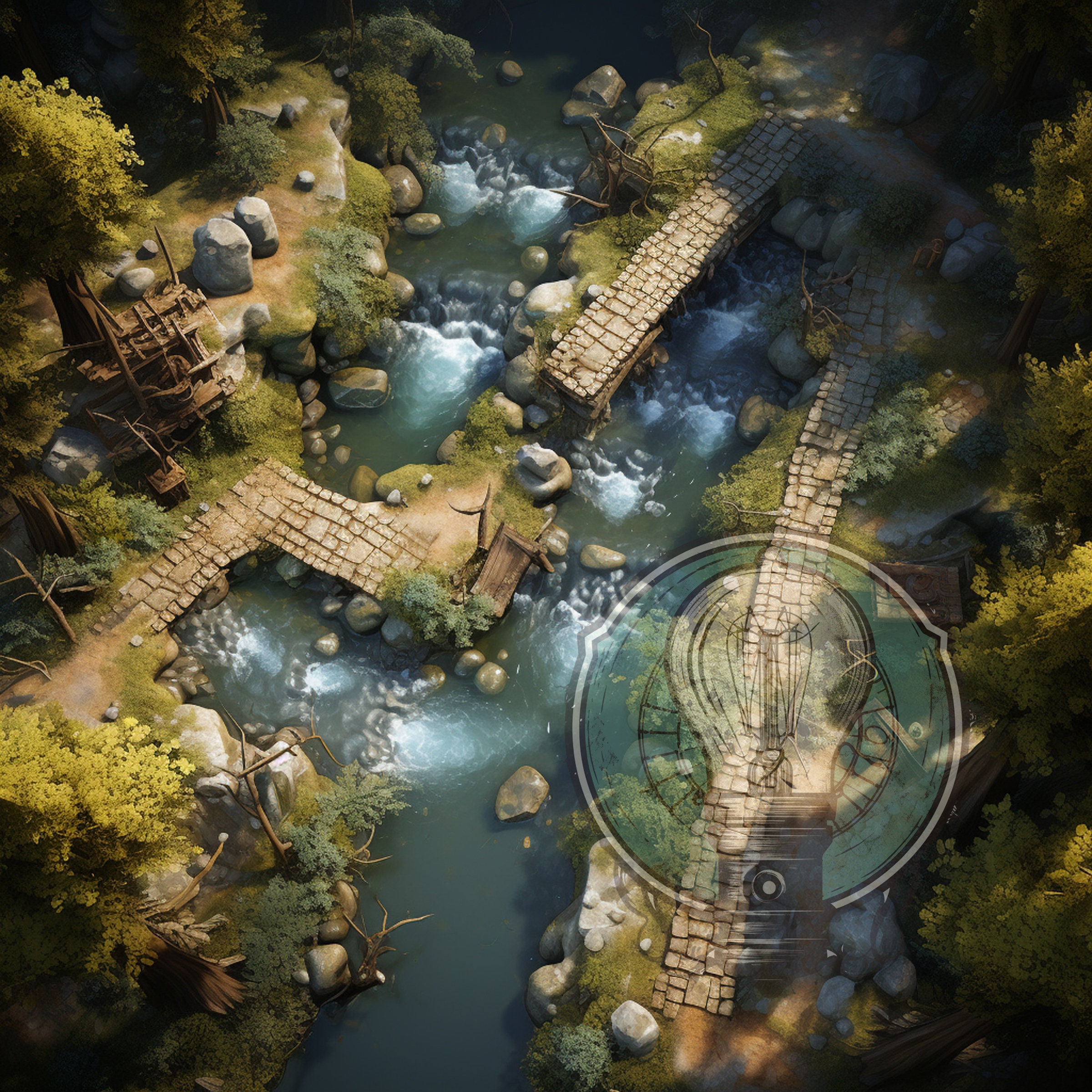 50+ D&D Forest Battle Maps Pack - Dive into Adventure! | Dungeons and ...