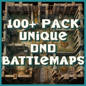 100+ D&D Battle Maps Pack - Van gezellige tavernes tot wilde jungles tot verlaten woestenijen! Kerkers en draken | DnD-gevechtskaarten | BTW | Rol 20