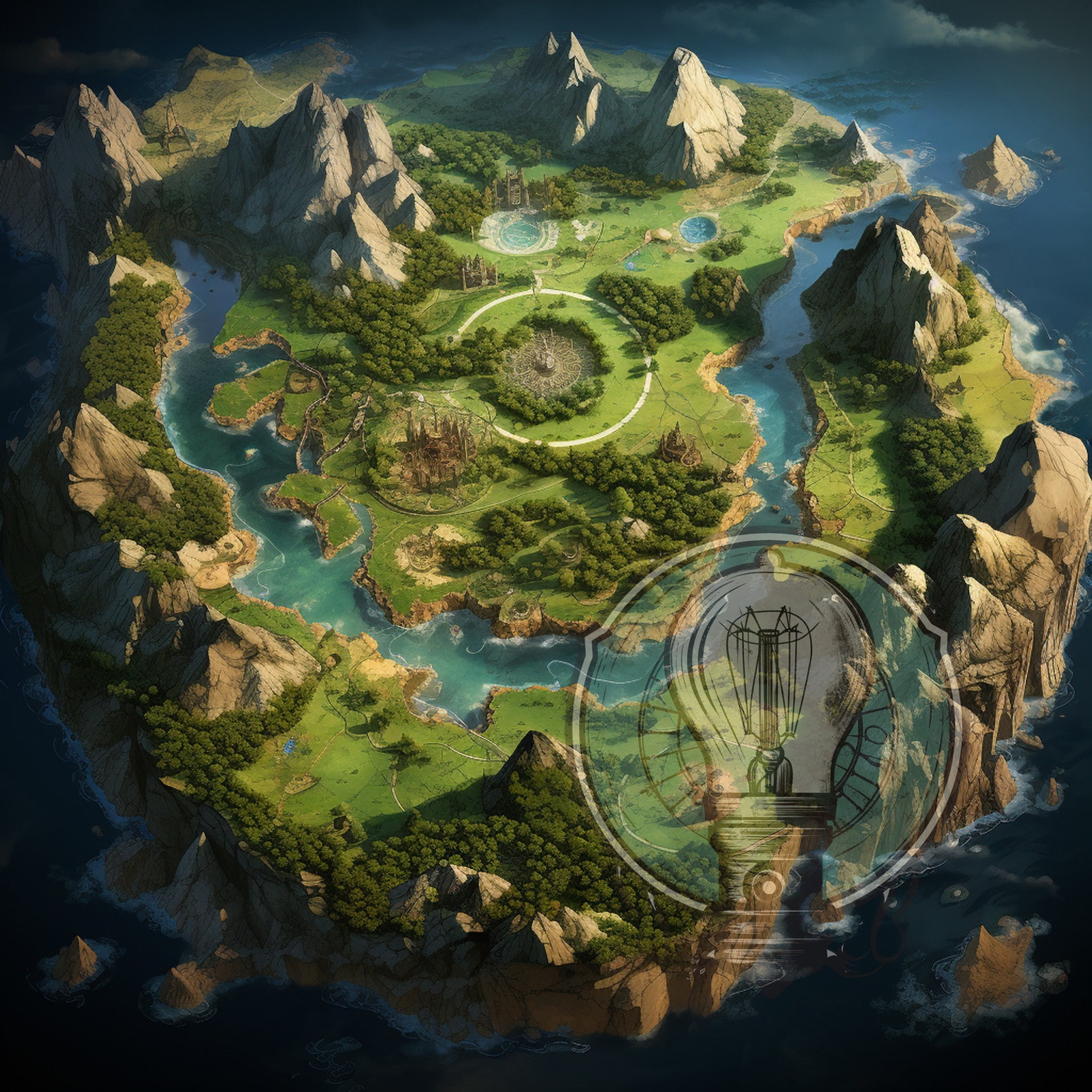 50 Pack D amp D World Maps Pack Chart - Il 1588xN.5276199416 736g