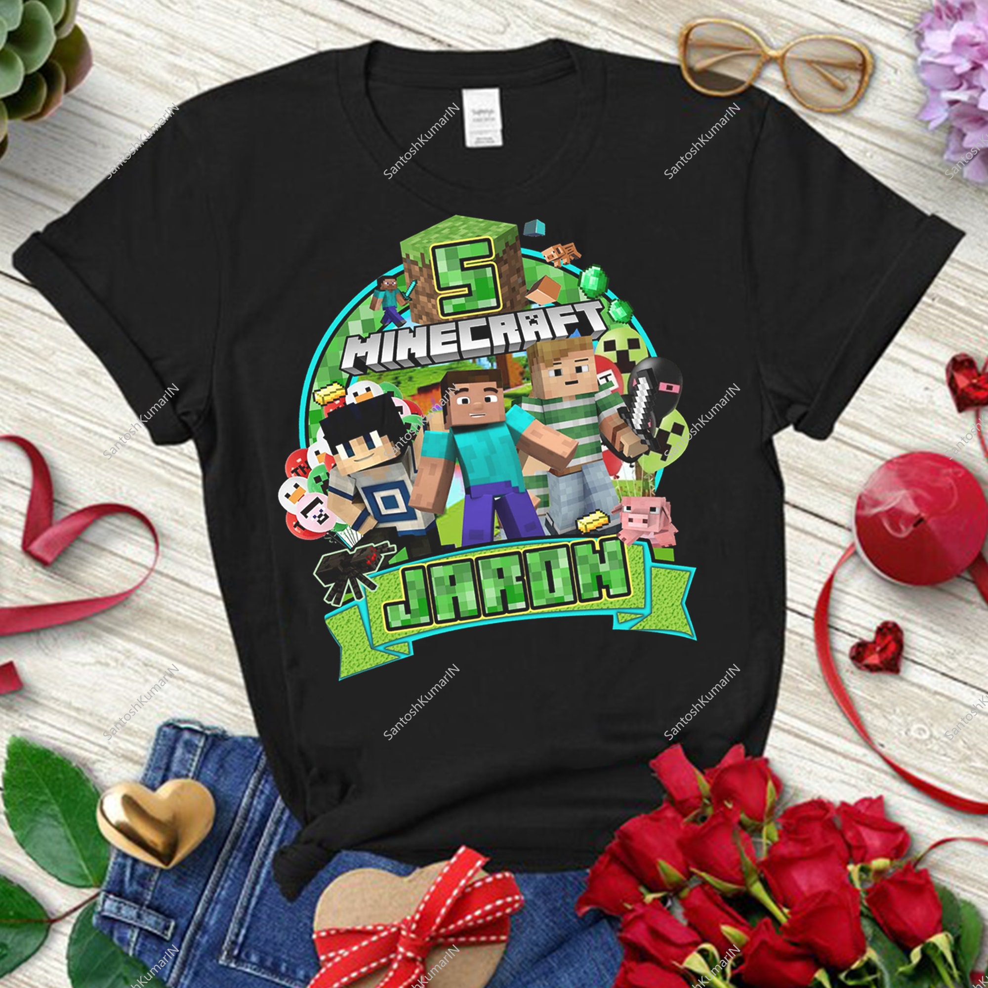 I Love Miner Funny I Love Mincraft Gamer Funny Game Lover Matching