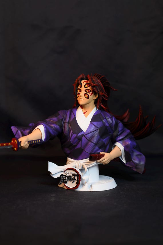 黒死牟 鬼滅の刃 像 – 手描き樹脂フィギュア - Etsy 日本