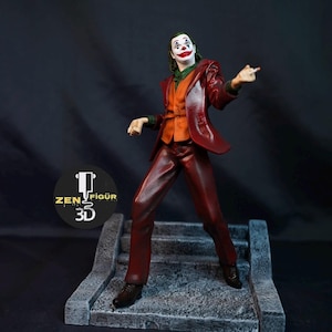 The Joker (2019) joaquin phoenix custom premium colletible statue | 12K High Quality Resin Handcrafted Figure | The Joker Diorama