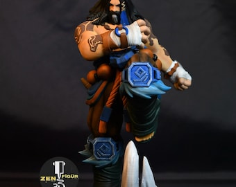 Handmade Udyr Resin Statue - League of Legends Collectible Figure