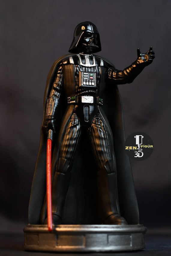 超希少！サイン入り！Darth Vader フィギュア Handmade Resin Darth Vader Statue – 3D Printed, Airbrush Painted