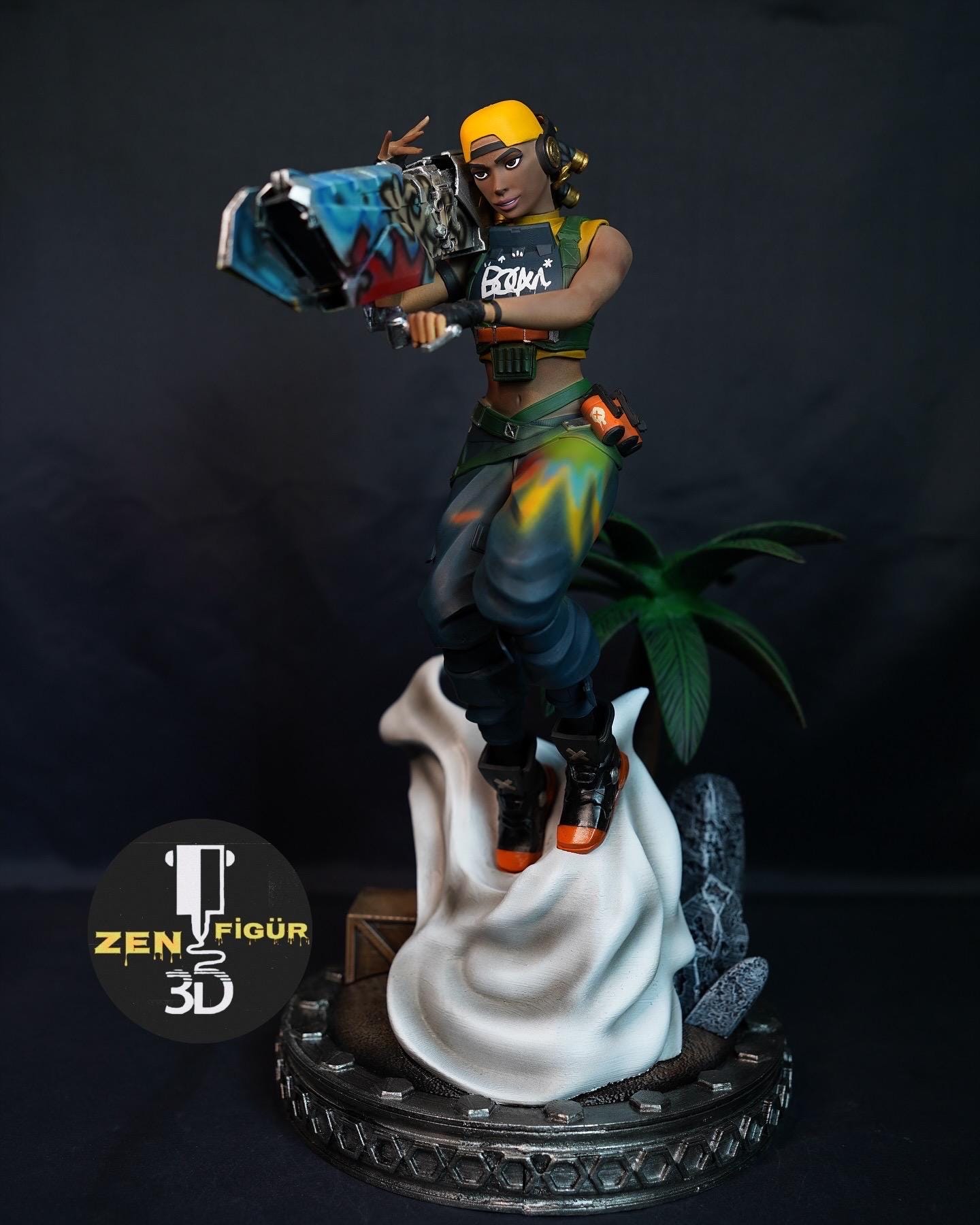 Valorant raze figure - Etsy 日本