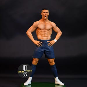 Cristiano Ronaldo Premium Collectible Statue | CR7 Ronaldo 12K High Quality Resin Figure