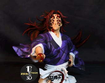Kokushibo Demon Slayer Statue – Hand-Painted Resin Figure