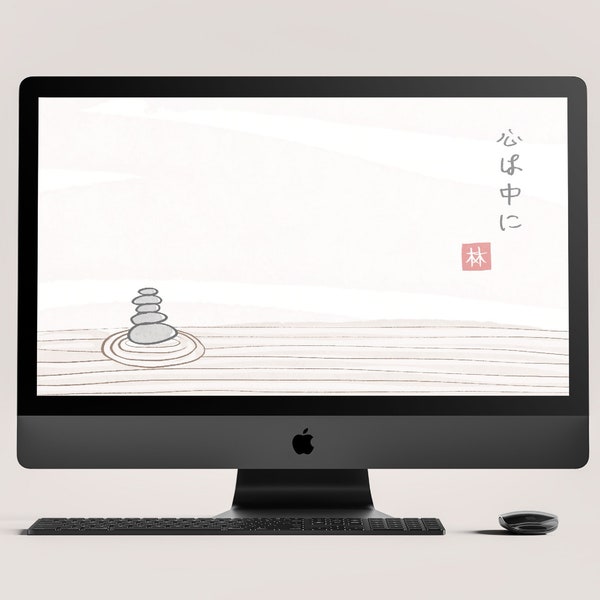 Minimalist Zen Desktop Wallpaper Boho Computer Background Zen Garden Boho Artwork Japanese Art Computer Wallpaper Download For Mac 3 Pack