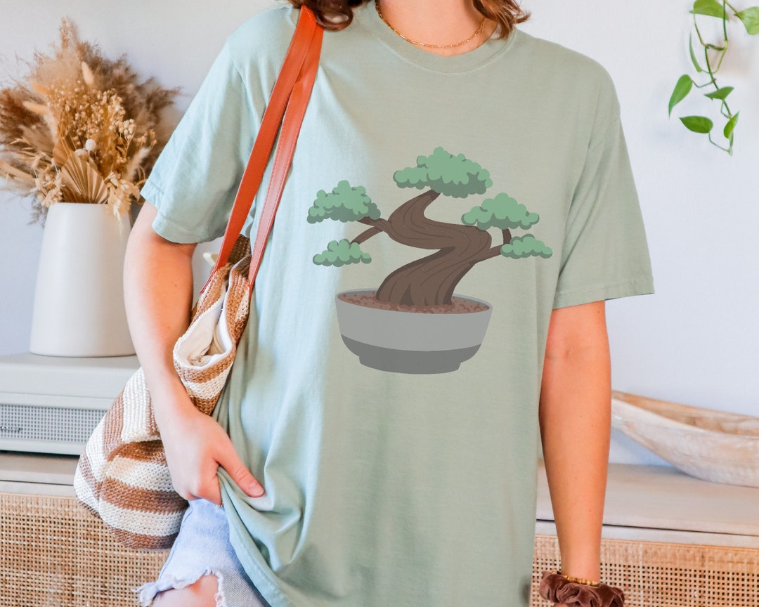 Minimalist Bonsai Shirt Design for Bonsai Tree Lovers Gift Etsy