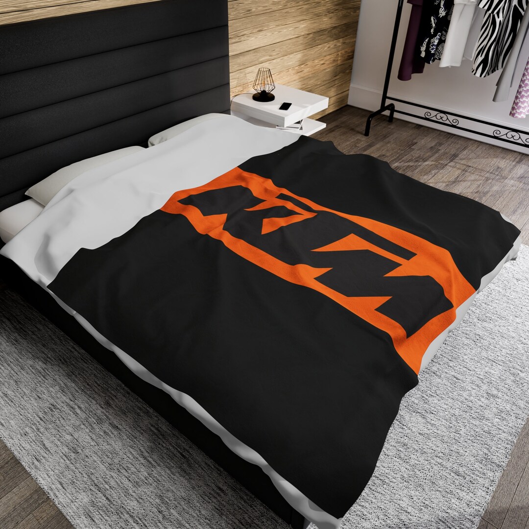 KTM Blanket KTM Velveteen Plush Blanket KTM Motorcycles Blanket Ktm
