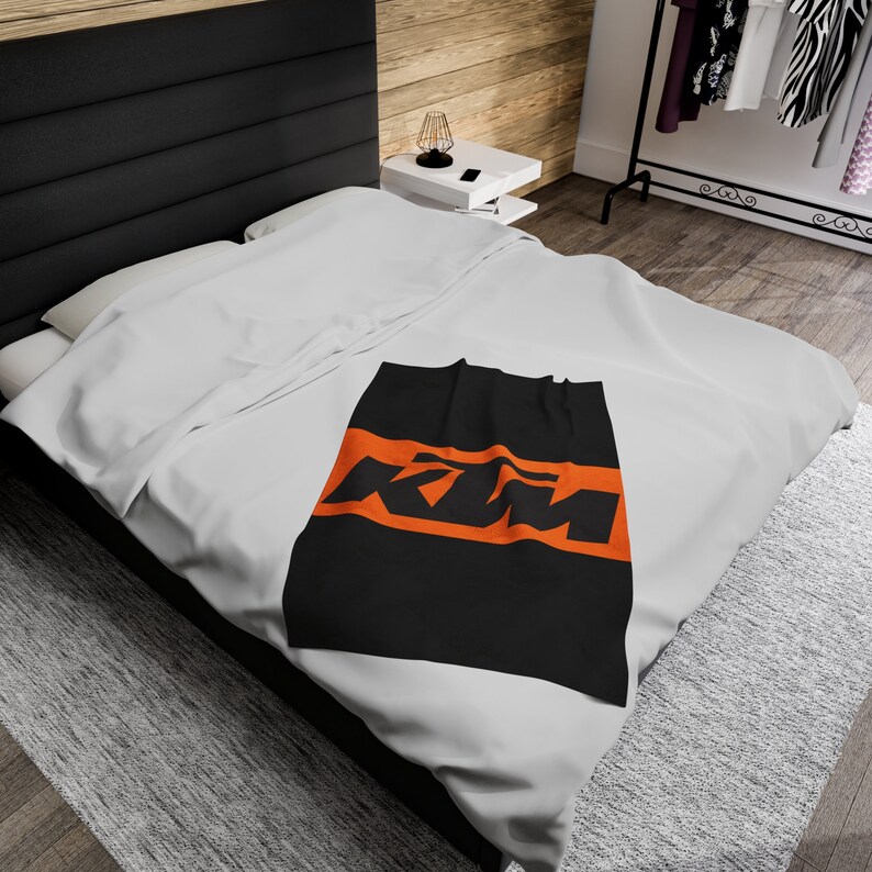 KTM Blanket KTM Velveteen Plush Blanket KTM Motorcycles Blanket Ktm