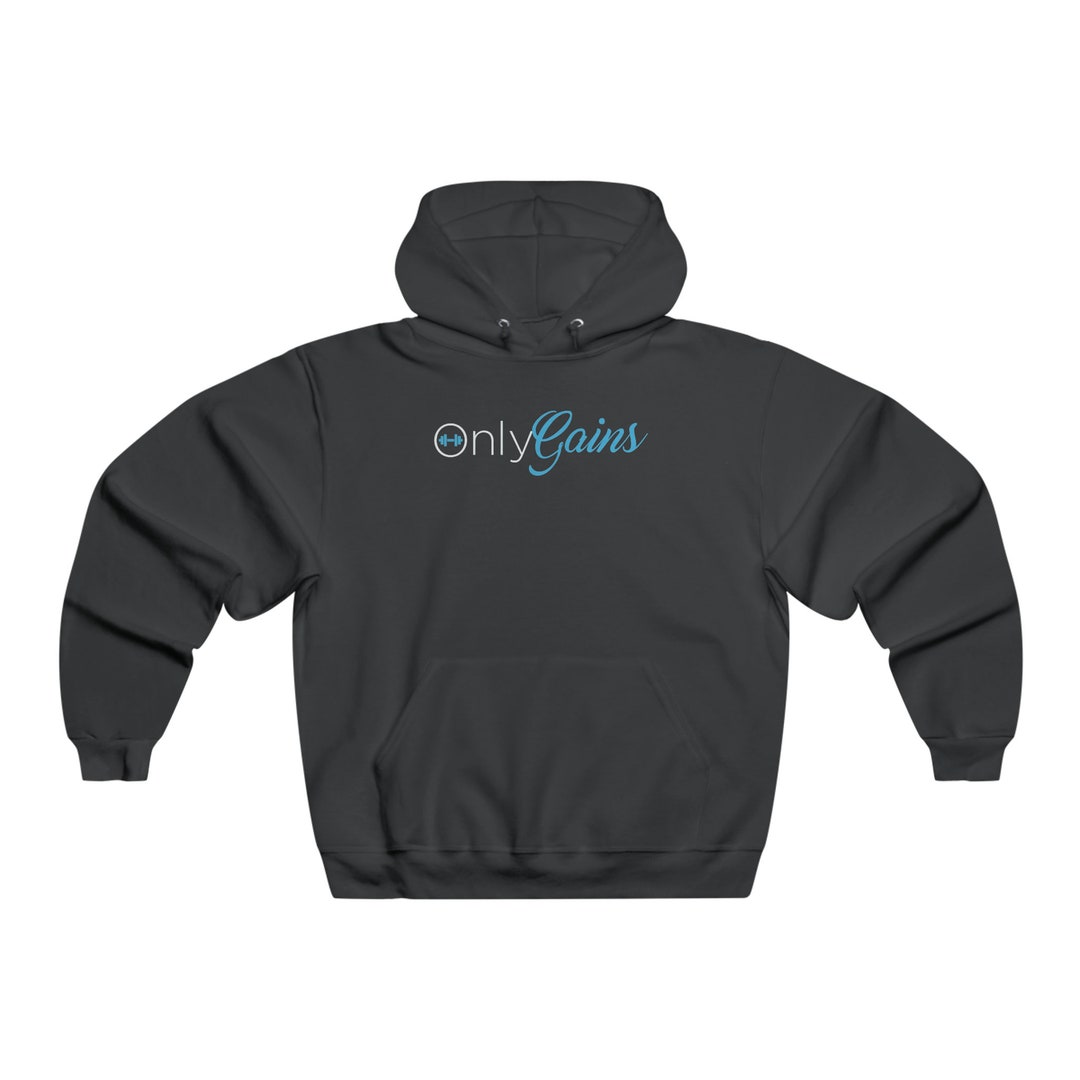 Only Gains Men's Premium Hoodie Only Gains Hoodie Etsy