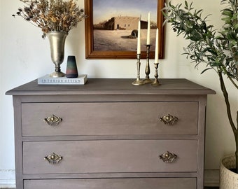 French Style Dresser in Aubergine