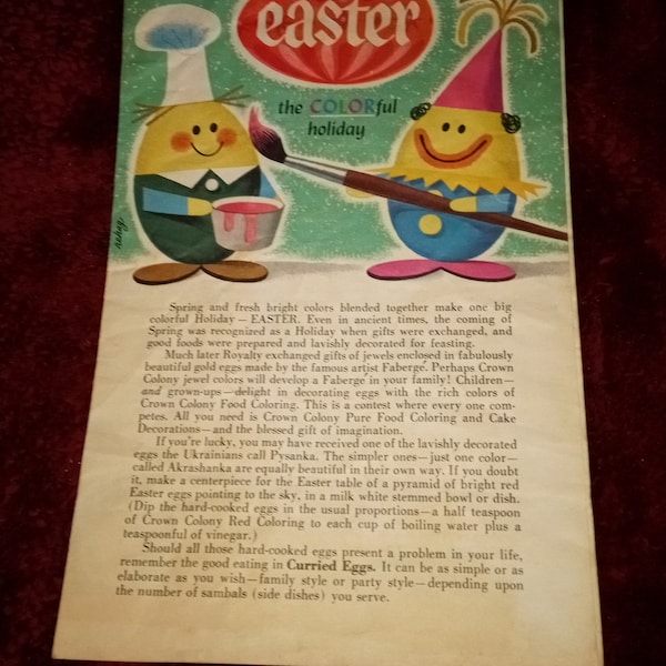 Vintage Safeway Easter Pamphlet