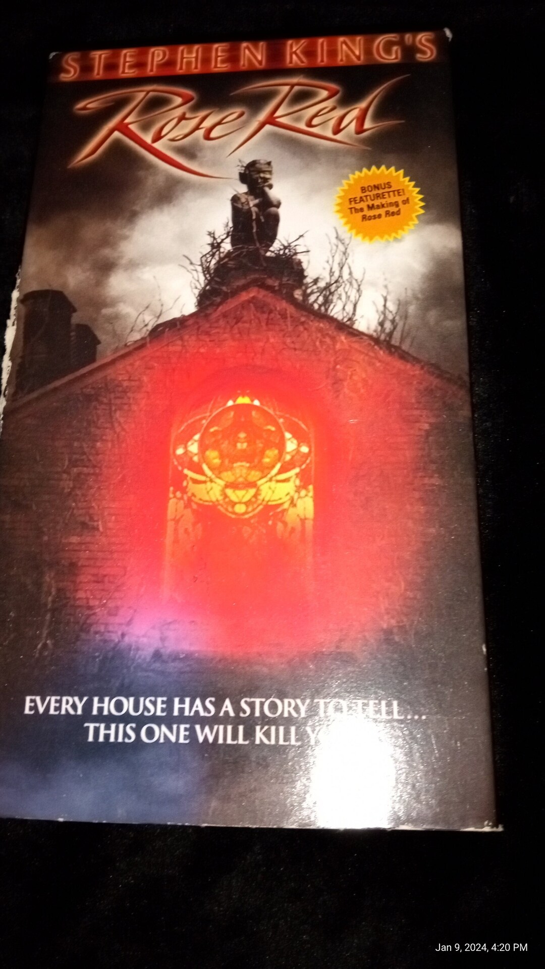 Rose Red Vhs Stephen King Vhs - Etsy
