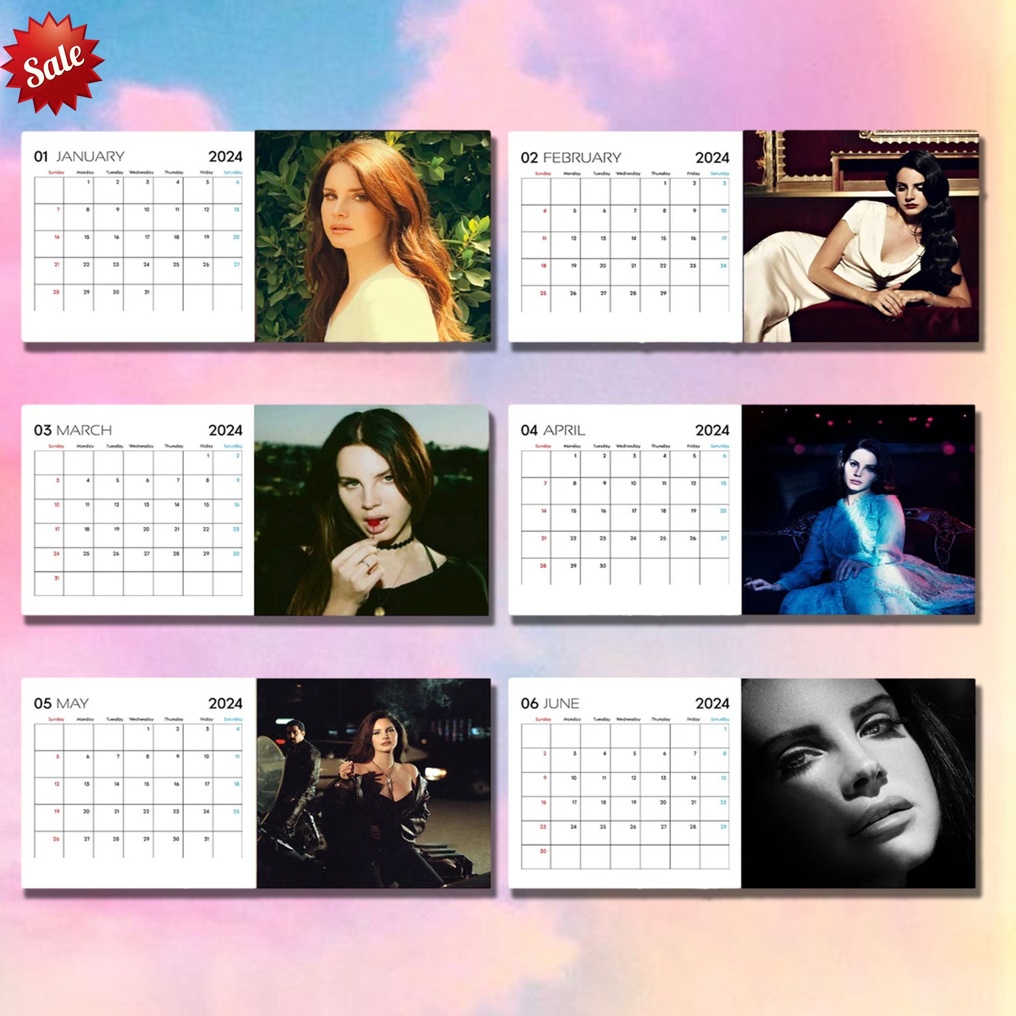 Lana Del Rey Calendar 2024 Wall Calendar, Lana Del Rey Wall Calendar