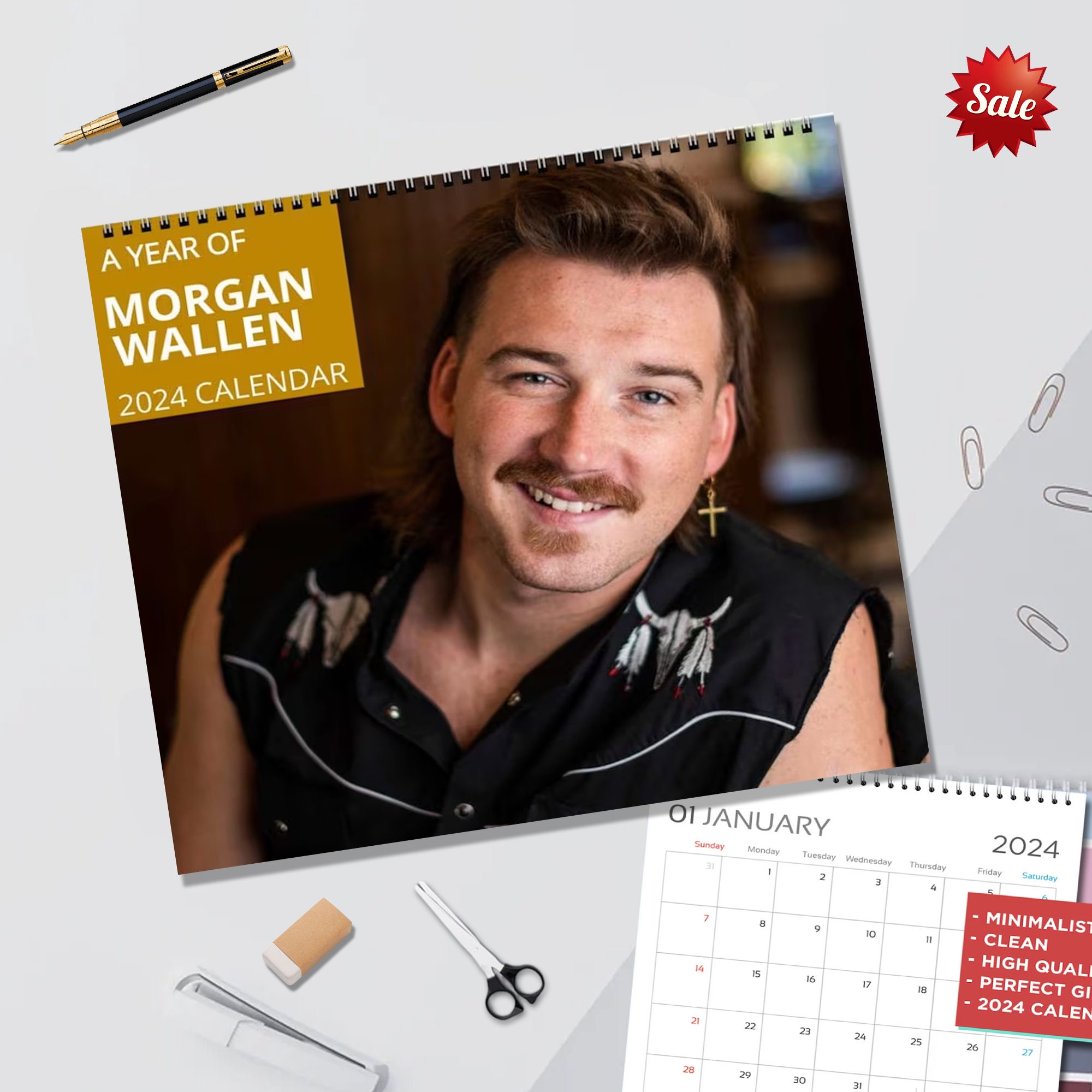 Wallen Western Calendar 2024, Wallen Western 2024 Celebrity Wall Calendar