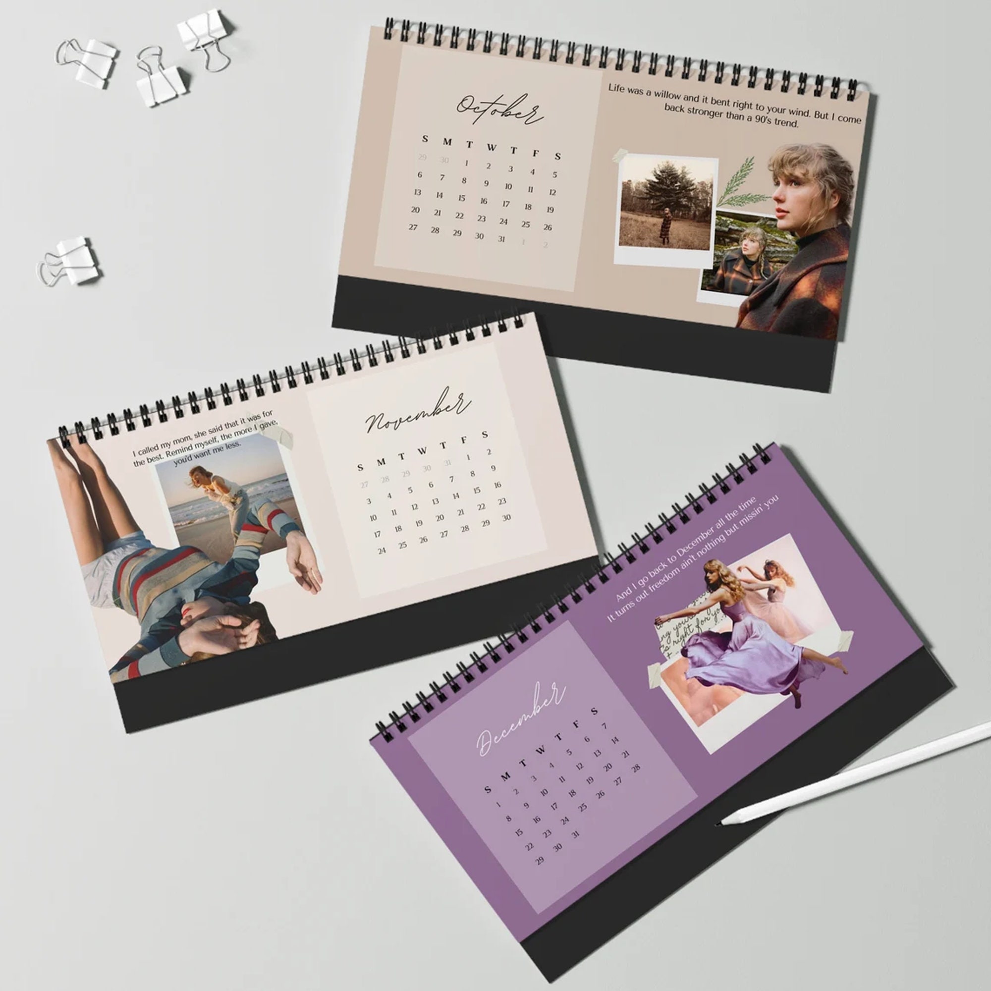 2024 Eras Calendar, Desk Calendar 2024 sold by Liberated Ines SKU