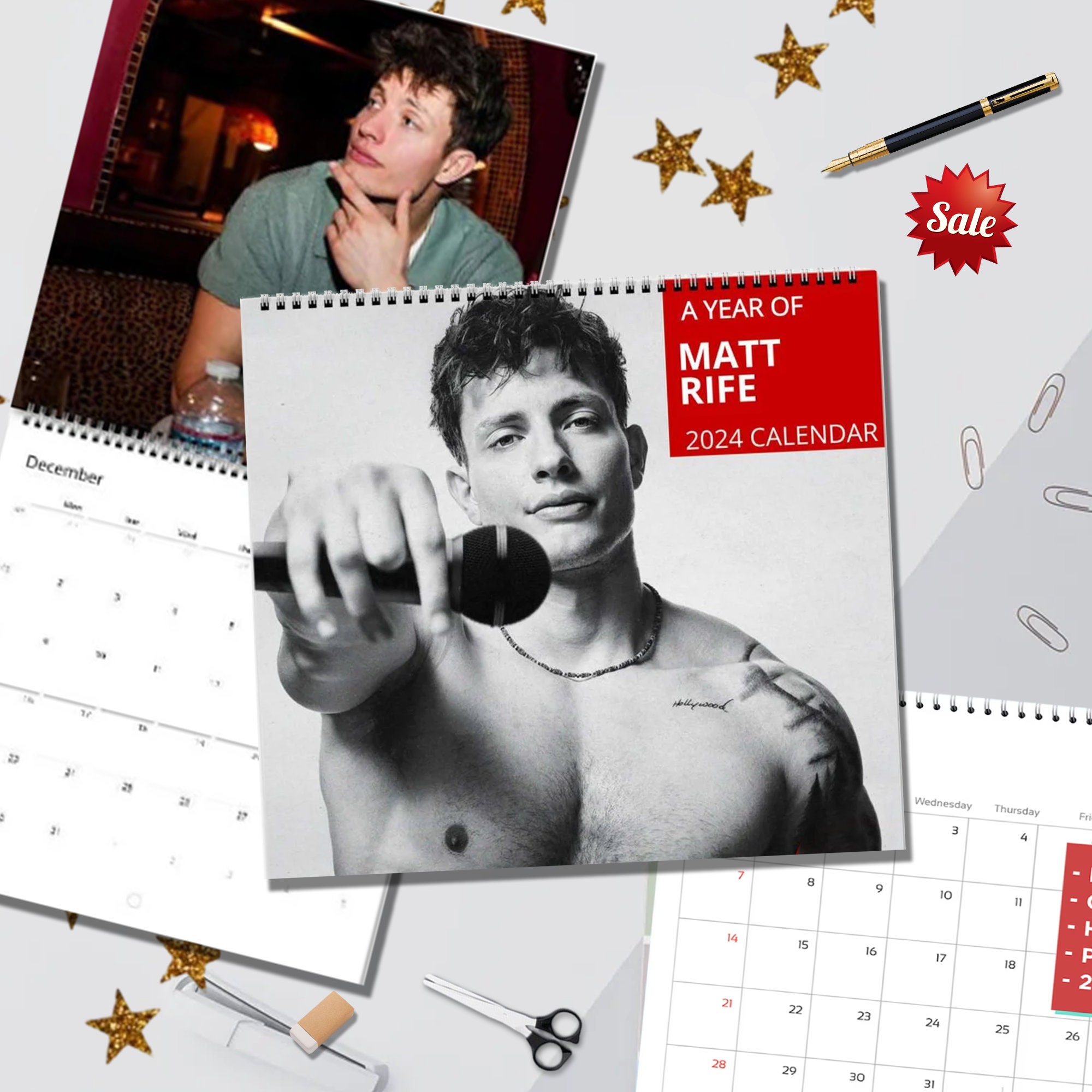 Matt Rife 2025 Wall Calendar, Matt Rife Planner 2025 sold by Bead Clear