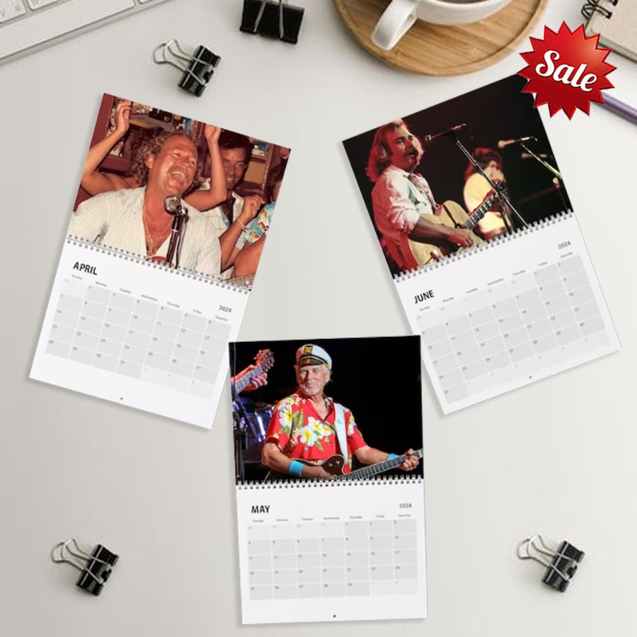 Jimmy Buffett 2024 Wall Calendar, Parrothead Margaritaville Country
