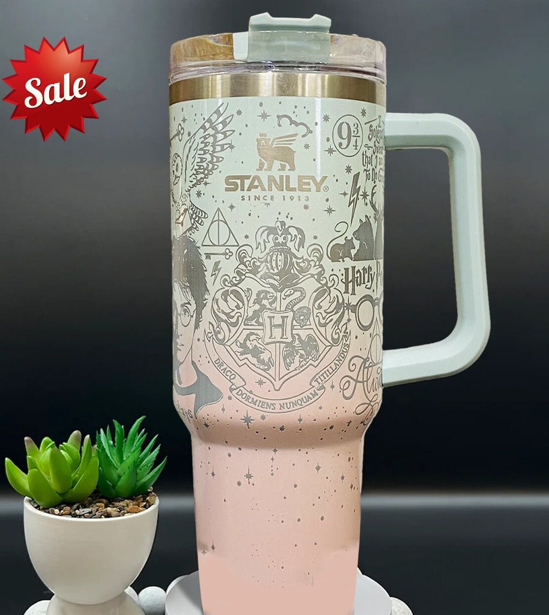 Magischer Zauberer Becher graviert 40 Unzen, Zauberer, 40 Unzen Becher ...