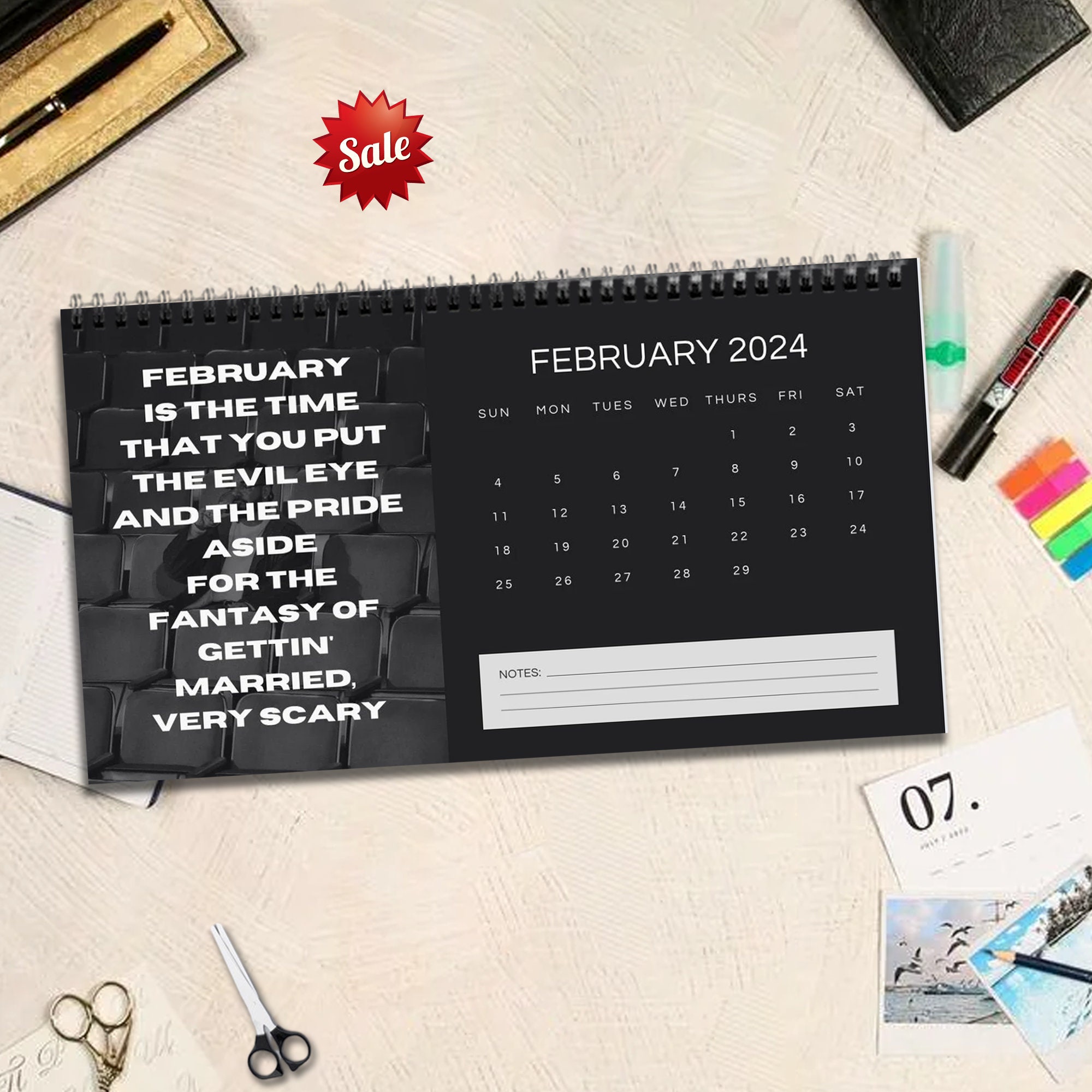 2024-drake-slime-you-out-desk-calendar-wall-calendar-2024-planner-2024