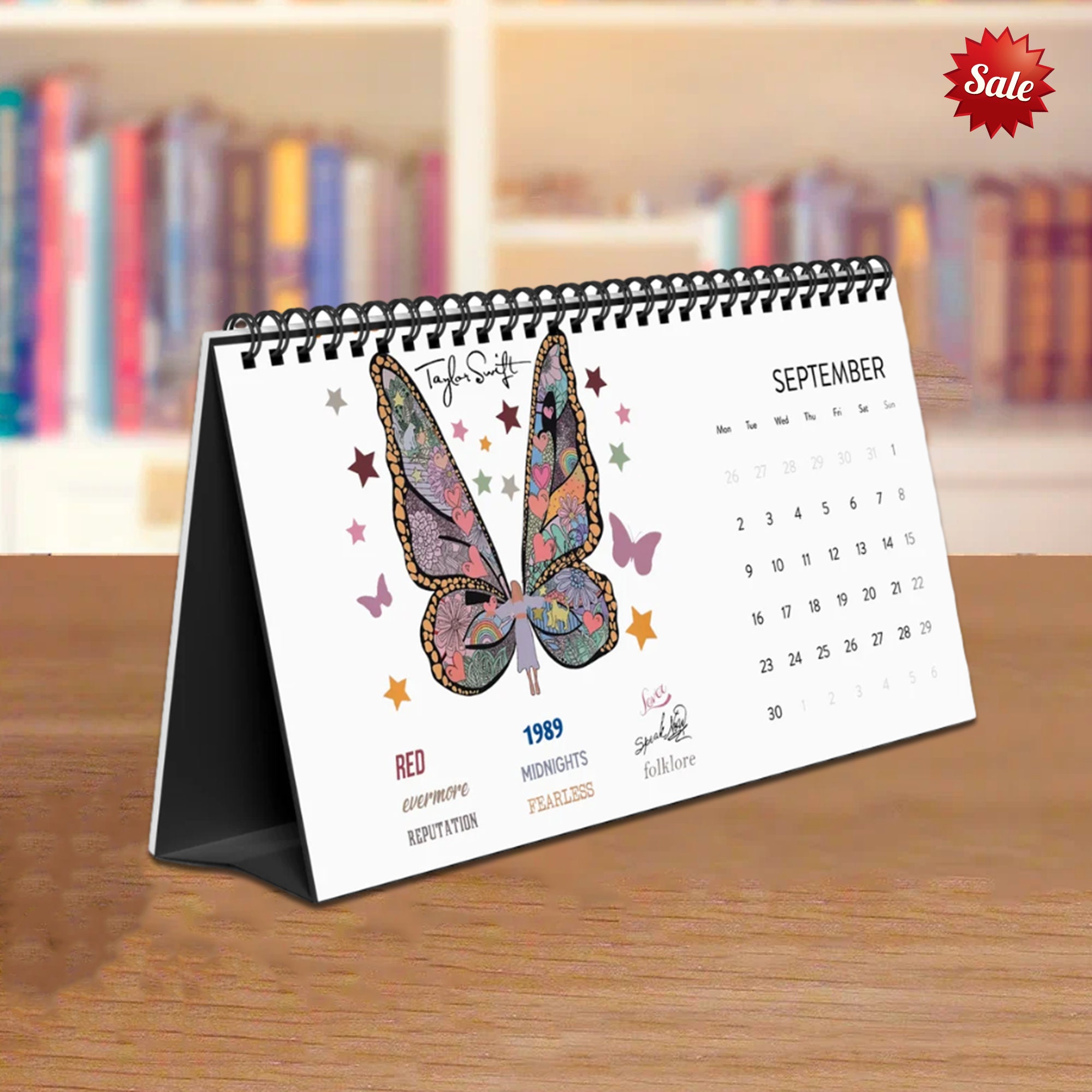 In My 2024 Era Desk Calendar, Custom taylor version Calendar sold by