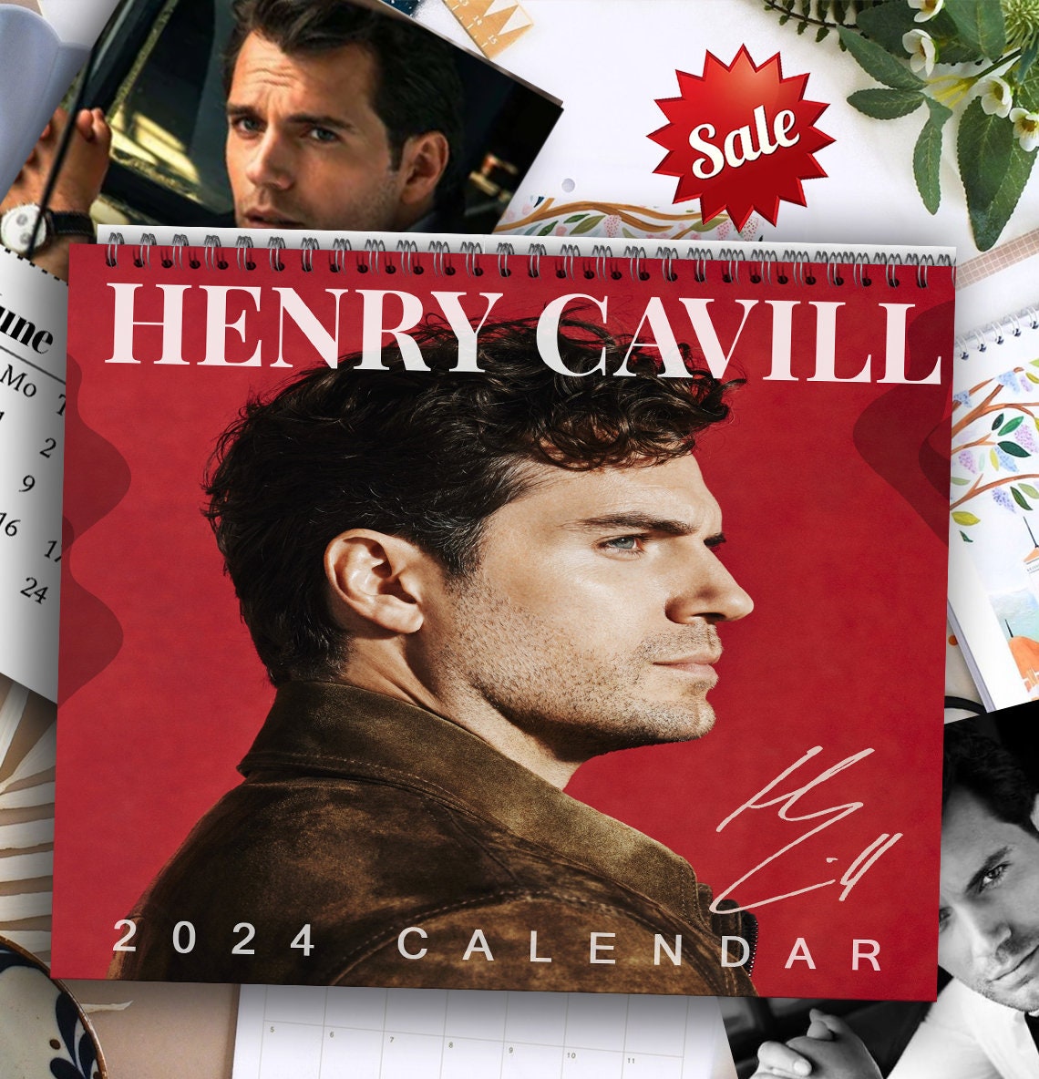 Henry Cavill Wall Calendar 2024, Wall Calendar 2024 sold by Shiny